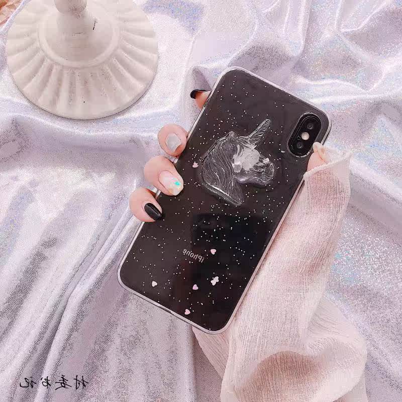 2019少女心独角兽苹果X手机壳iPhone6S滴胶透明7Plus/8全包软壳潮|msdalam kategori Aksesori Digital 3C, Aksesori telefon bimbit, Kes telefon bimbit/Shell - dari Buy2taobao.com untuk memberikan perkhidmatan ejen Taobao profesional membeli