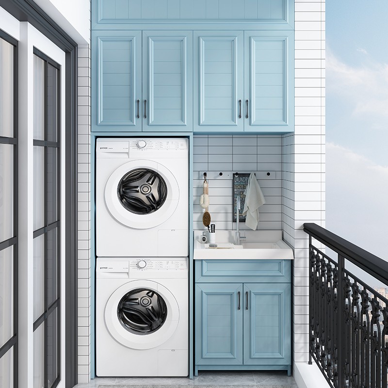 洗衣机柜脸盆一体组合阳台优惠券爱比价妈妈