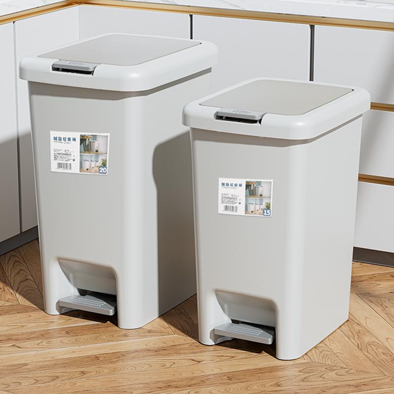 垃圾桶家用大容量带盖卫生间厕所客厅厨房卧室轻奢纸篓脚踩脚踏式