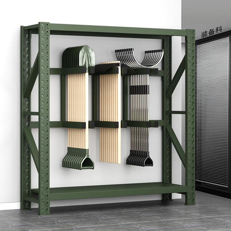 锹镐架铁锹架农用工具摆放架安保装备器材物资存放架防暴盾牌货架