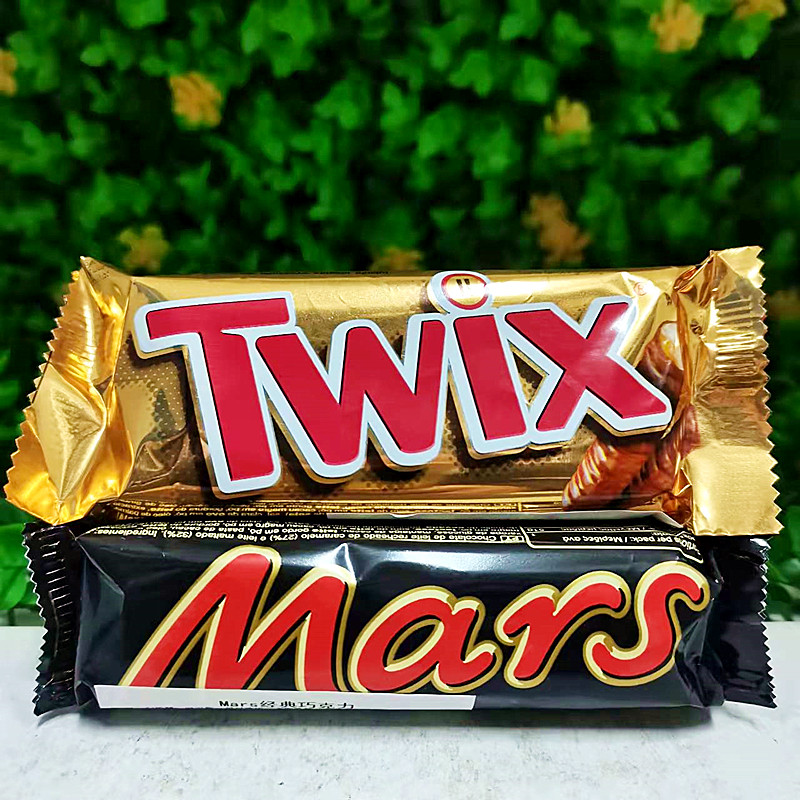 50g荷兰进口玛氏焦糖巧克力制品休闲夹心糖果mars twix chocolate
