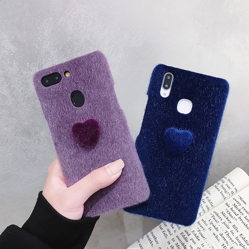 vivox5手机壳女 潮款 毛绒大额优惠券