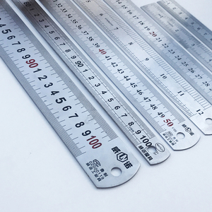 面刻度不锈钢钢尺铁尺一米钢直尺1米加厚钢100cm厘米刚尺加宽双