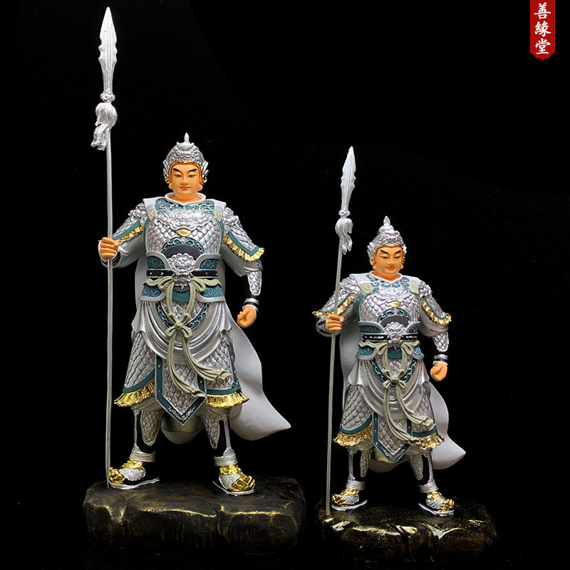 善缘堂常胜将军常山赵子龙佛像赵云树脂神像道教居家客厅供奉摆件