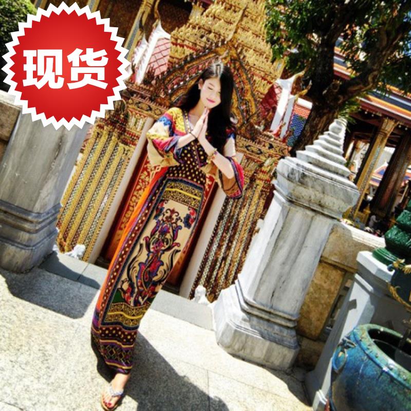 风情旅游度假衣服夏女装连衣裙云南出游长h裙子民族风服装|ruв категории Женская одежда, платье - от Buy2taobao.com для оказания профессиональной услуги покупки агента Taobao