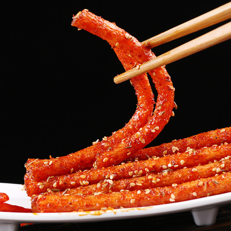 豆有味辣棒小红书种草推荐网红辣条香辣味小吃美食休闲零食成人款