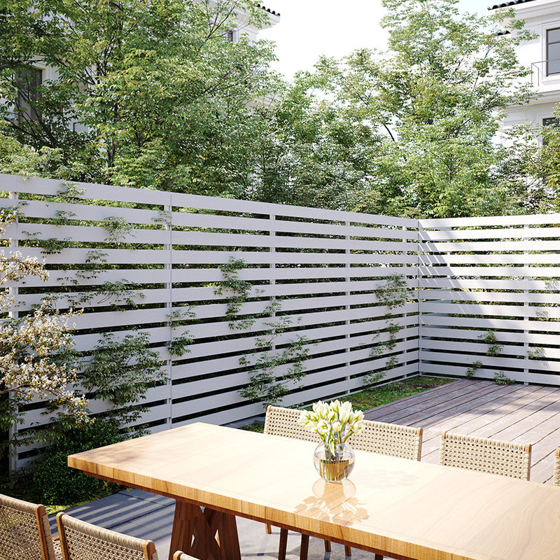 防腐木栅栏户外别墅庭院围墙护栏花园小院子围栏遮挡篱笆室外栏杆