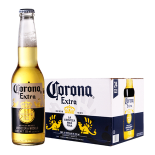 【进口】科罗娜啤酒355ml*24瓶墨西哥Corona精酿拉格黄啤临期整箱