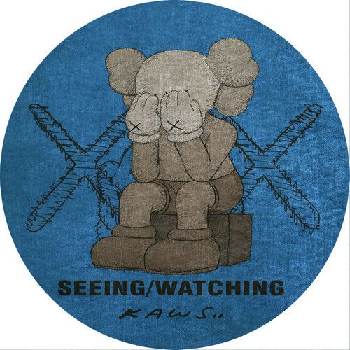 circular carpet Chaopai kaws bedroom Bedside Mat a living room Study computer Seat cushion Hanging basket Swivel chair Matin the Home Fabric , Mat category - from Buy2taobao.com to provide professional Taobao agent buy service