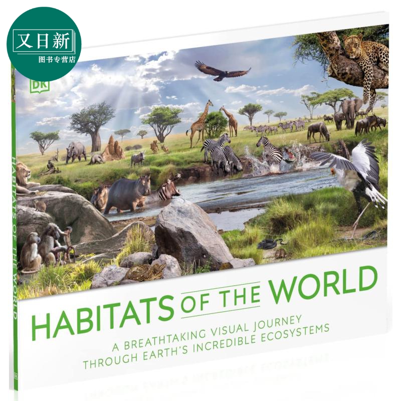 Habitats of the World DK世界栖息地 英文原版 进口图书 儿童科普绘本 自然百科知识图书 又日新