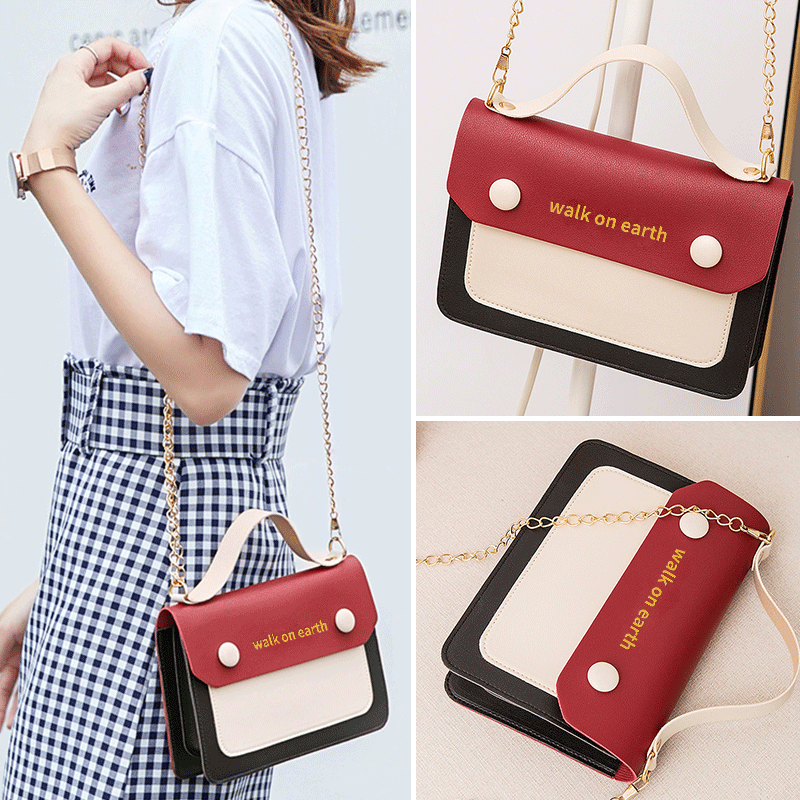 walk on earth2020 summer Versatile One shoulder Inclined shoulder bag Fashion fashion Simplicity Mini Chain bagin the Leather/Lady bags/Men's bag, Ms. bags  category - from Buy2taobao.com to provide professional Taobao agent buy service