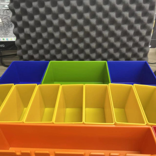 牧田格子工具箱手提式分类分格零件箱中箱适用牧田1 2 3 4号箱