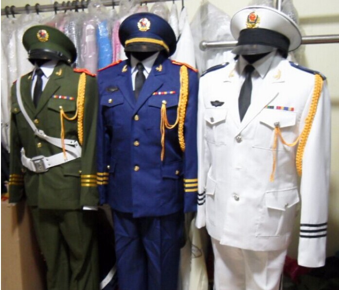 出租三军仪仗队服装白色国旗班升旗手军乐队演出服装学生制服套装