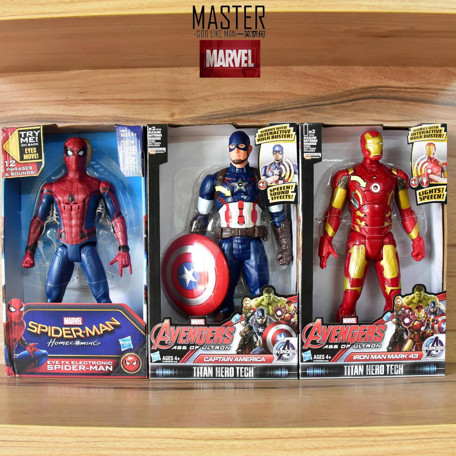 正版漫威 MARVEl 复仇者联盟 超凡蜘蛛侠 钢铁侠 美国队长 盒装|msdalam kategori Toy/bayi/teka-teki/blok bangunan/model, Kanak-kanak robot/berubah bentuk/mainan angka tindakan, Kanak-kanak robot/mainan ubah bentuk - dari Buy2taobao.com untuk memberikan perkhidmatan ejen Taobao profesional membeli