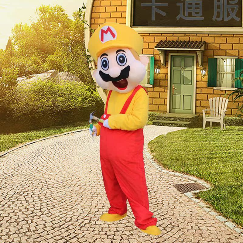 超级玛丽卡通人偶服装成人穿马里奥兄弟行走玩偶衣服道具演出服|ruв категории Женская одежда, костюм/национальная одежда/театр костюм, национальная одежда/этап погрузки - от Buy2taobao.com для оказания профессиональной услуги покупки агента Taobao