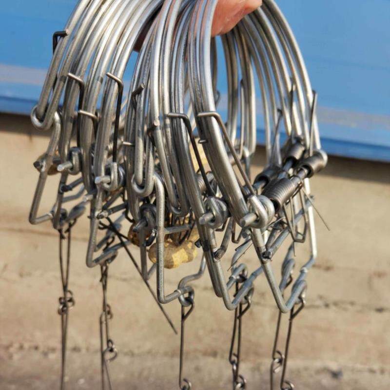 捉老鼠地夹全自动工具灭鼠神器家用圆形强力黄鼠黑科技夹子铁狼