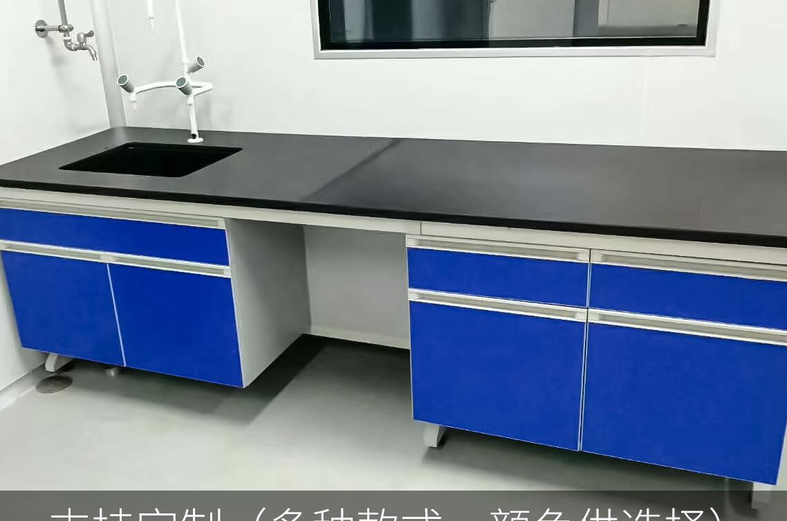 实验室工作台全钢实验台化验室操作台pp边台钢木中央台通风橱边柜