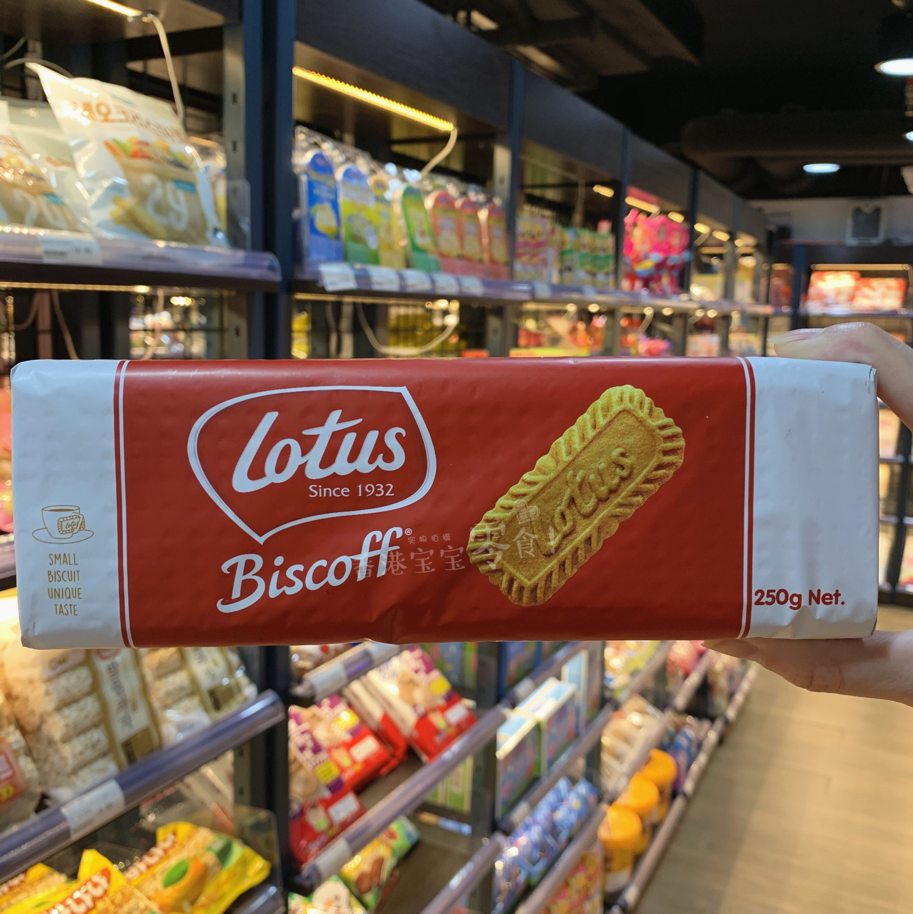 香港代购 比利时进口lotus和情缤咖时焦糖饼干250g下午茶休闲零食