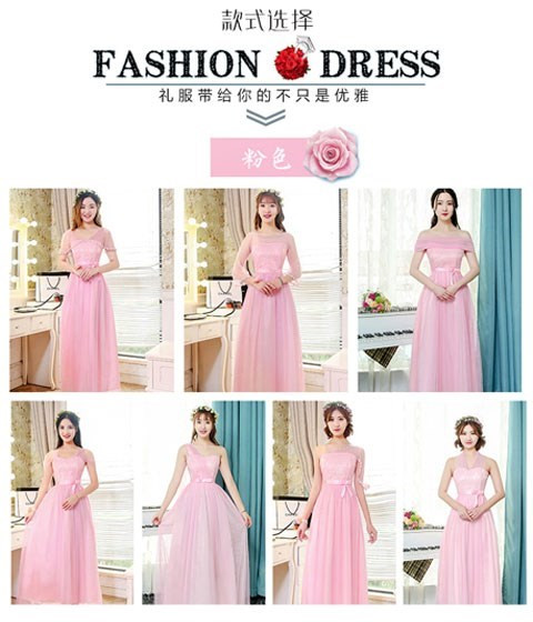 伴娘礼服女2018新款长款韩版大码姐妹团伴娘服连衣裙结婚2019春冬在类目 女装/女士精品, 婚纱/旗袍/礼服, 礼服/晚装中 - 来自Buy2taobao.com提供专业的淘宝代购服务