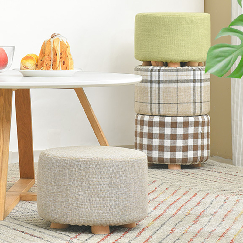 originality solid wood Shoe changing stool Fabric art Stool Simplicity Small round sofa stool shop kindergarten Small benchin the Residential furniture , Class Seats , Stools , Huanxie stool category - from Buy2taobao.com to provide professional Taobao agent buy service