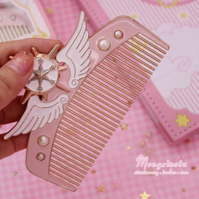 百变小樱梳子 cos周边透明卡牌魔法杖魔卡少女樱库洛牌卡通金属梳|ruв категории семья/личные чистящие средства, потребительских уборка посуды, гребень/портативный зеркало, гребень/макияж гребень/массаж гребень - от Buy2taobao.com для оказания профессиональной услуги покупки агента Taobao