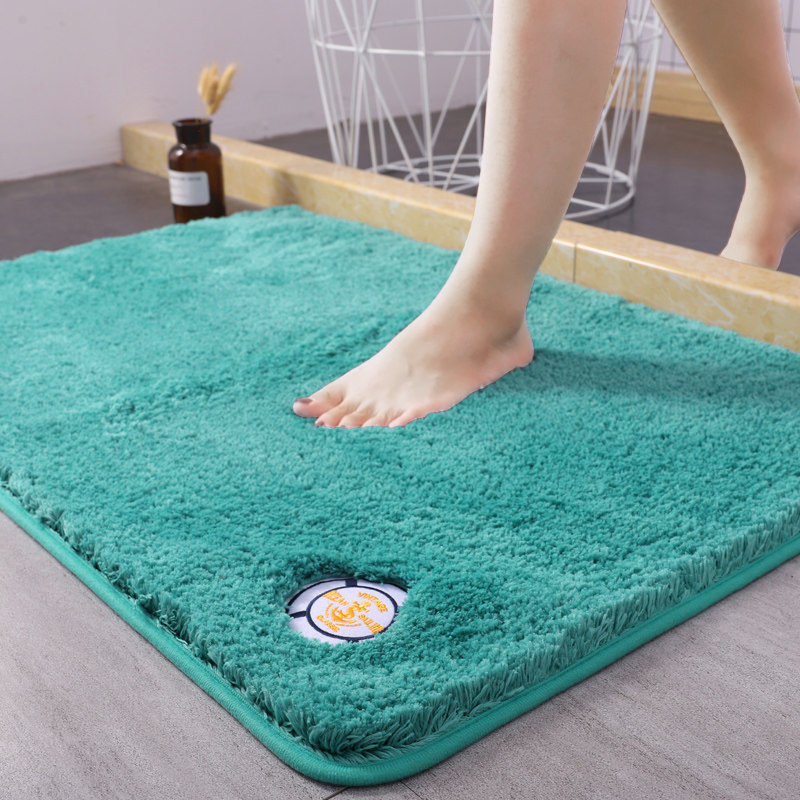 简约卫生间地垫脚踩垫门垫吸水脚垫洗手间地毯厕所防滑进门口垫子