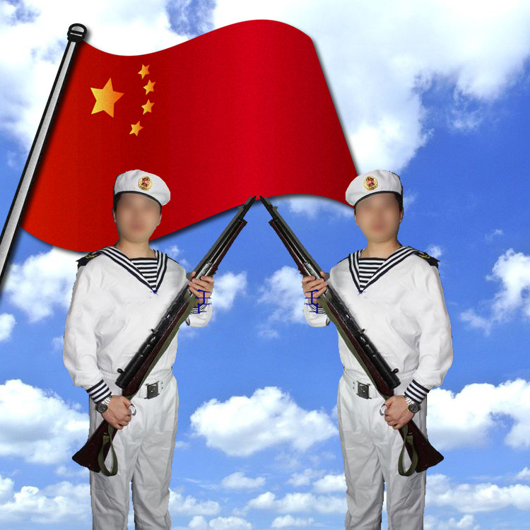 水兵服男海军礼服国旗班仪仗队服装军官水手连衣裙水手制服演出服