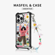 MASFEIL × 抓住快乐适用苹果16Promax手机壳新款Fo3磁吸带挂链iPhone15Pro保护套14防摔好看的高级女13pm