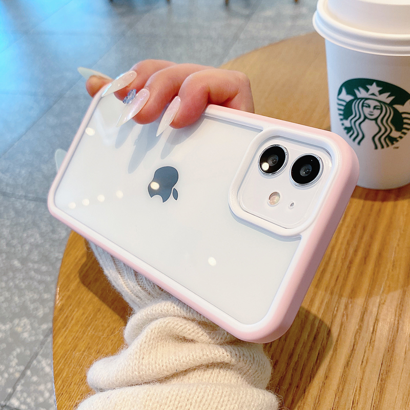 樱花粉色苹果12手机壳iphone12pro潮牌pro透明mini全包11防摔pormaxs