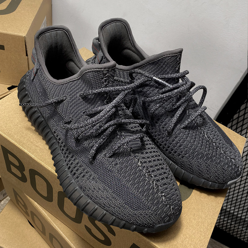 奢椰子鞋350黑天使正品官网男鞋夏季透气潮鞋莆田男女运动鞋子男