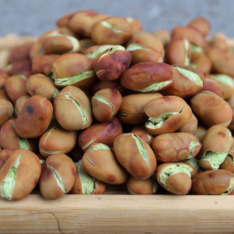 兰花豆 散装_云南非湖南土特产保山透心小绿豆新蚕豆原味香酥炒货散装