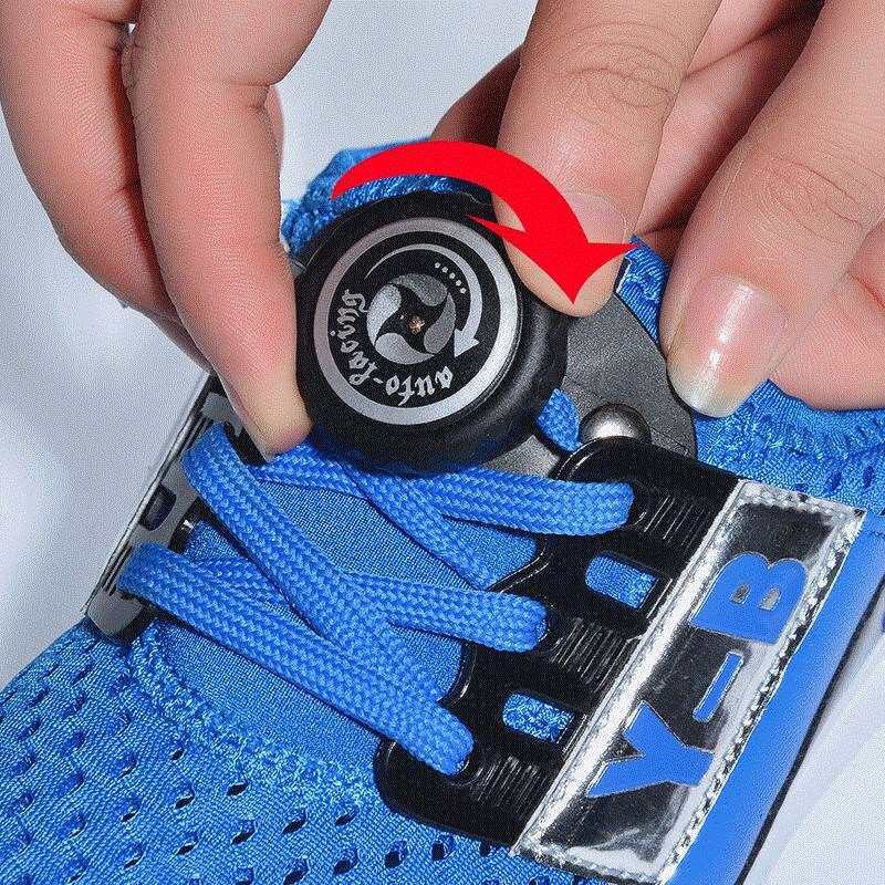 一折鞋带快系扣_boa快速自动带快速自动鞋扣懒人自动系旋转鞋带系带