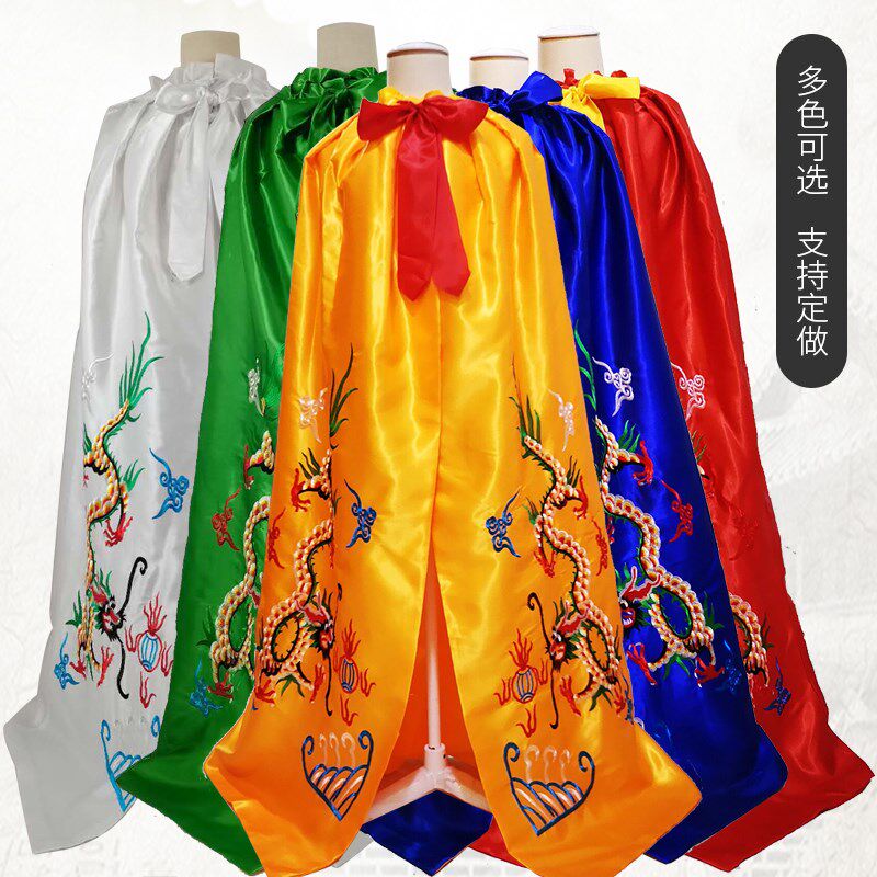 佛像披风菩萨披风佛袍菩萨袍观音衣服佛衣神像衣龙袍地藏王定制袍