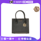 【自营】中古99新MICHAEL KORS/迈克高仕黑色皮质女士两用包