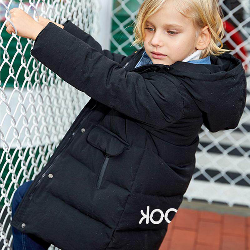 dk【鹅绒】儿童男童羽绒服中长款e2020新款中大童品牌女童