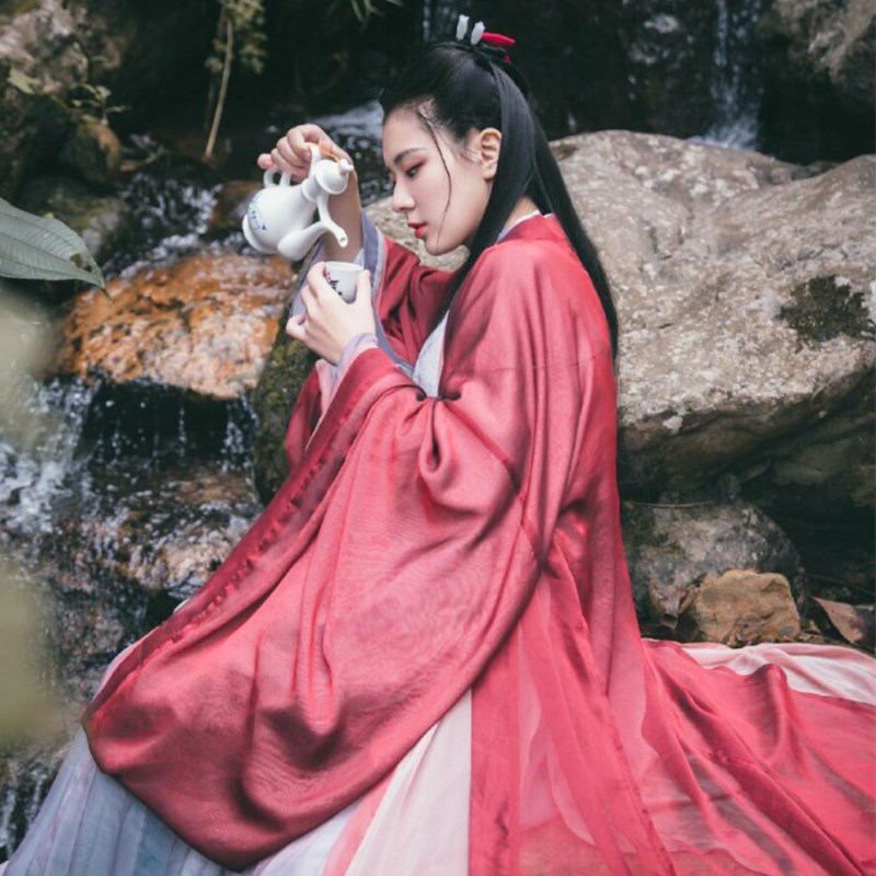 黑化系古装 仙女红色汉服女 古装 霸气 大红色黑化系古装汉元素仙|ruв категории Женская одежда, костюм/национальная одежда/театр костюм, национальная одежда/этап погрузки - от Buy2taobao.com для оказания профессиональной услуги покупки агента Taobao