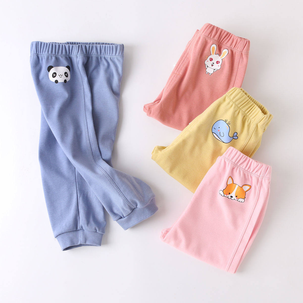 儿童防蚊裤薄款女童裤夏季纯棉长裤宝宝裤子小女孩夏装运动休闲裤