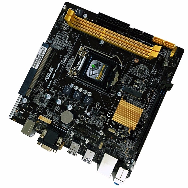 全新成色asus华硕b85m-viewpaker主板横插显卡优威派克手机电池