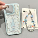 启乾 流沙壳蓝色长帽凯蒂猫iPhone16/15手机壳适用苹果14/13promax软壳链条挂绳可爱哈喽HelloKitty新款解压