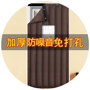 隔音帘门帘专业隔音神器吸音加厚降噪空调屋卧室家用防噪音临街