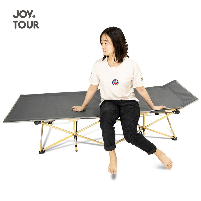 JOYTOUR折叠床办公室午睡椅便携简易行军床陪护床单人折叠床灰色