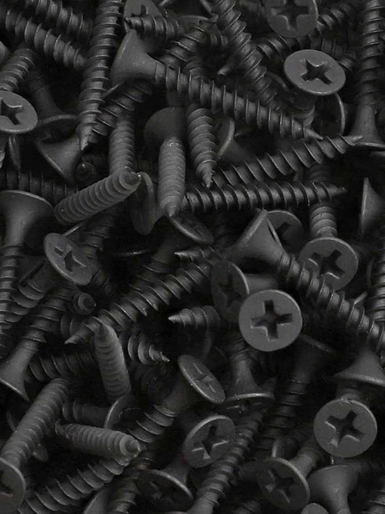 包邮高强度自攻钉干壁钉黑色十字沉头木工螺丝石膏板螺丝35散装