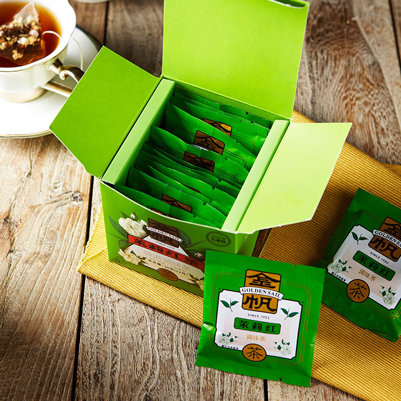 金帆官方柠檬红茶三角茶包滇红调味袋泡茶果茶小包装养生茶包