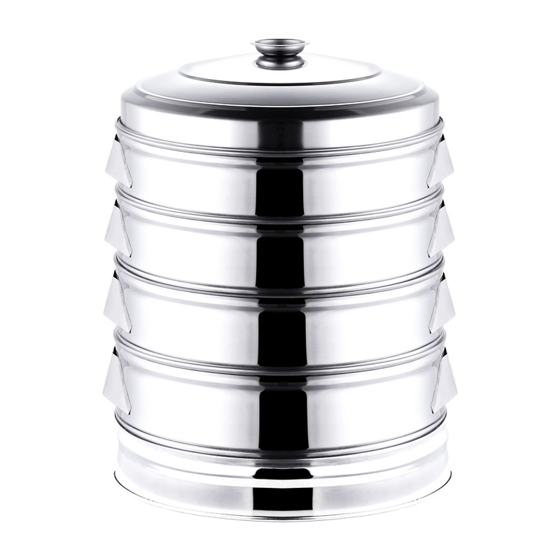 不锈钢蒸笼家用多层大号特厚蒸笼屉商用蒸格包子蒸馒头蒸锅大容量