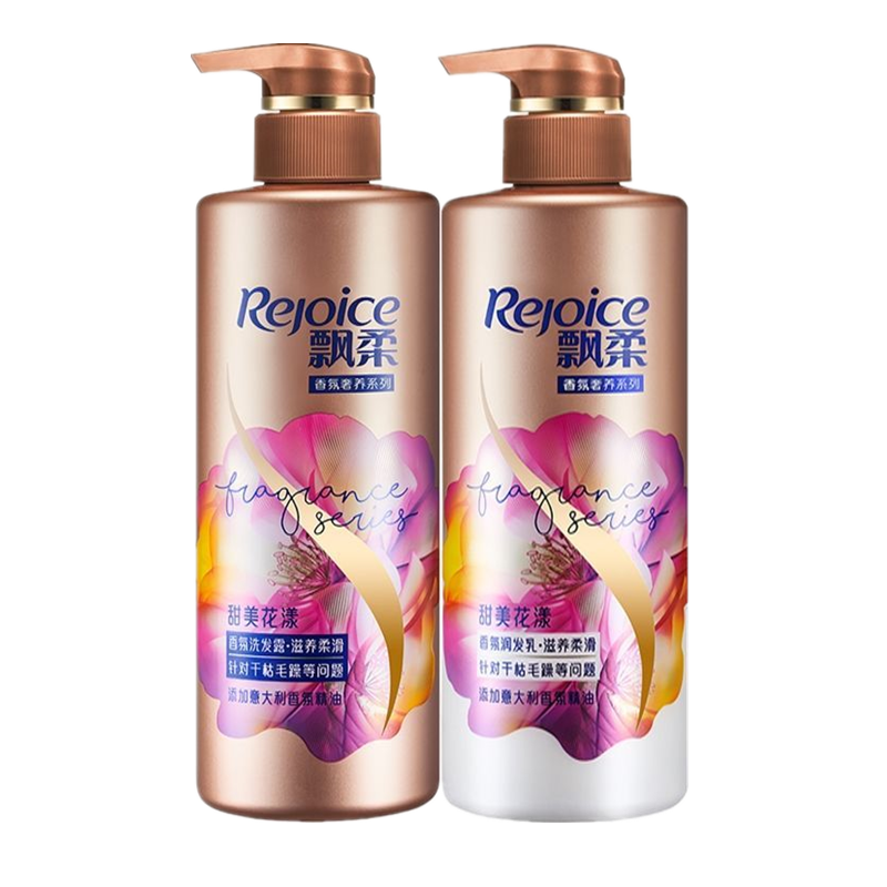 飘柔甜美花漾香氛 洗发水530ml+护发素530ml 持久留香洗护套装G|ruв категории туалетные чище/санитарно - гигиенических салфеток/бумага/Ароматерапия, шампунь/человек чистой, волосы чистой/уход/лепить, шампунь - от Buy2taobao.com для оказания профессиональной услуги покупки агента Taobao
