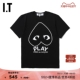 IT CDG PLAY COMME des GARCONS川久保玲男装短袖T恤爱心logo印花