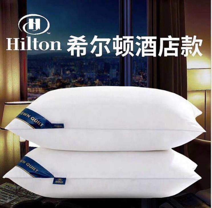 a pair Hilton hotel Soft pillow velvet student pillow Neck protection velvet Pillow core Adult Pillowin the Bedclothes , Pillow/Pillow/Pillow/Cervical pillow category - from Buy2taobao.com to provide professional Taobao agent buy service