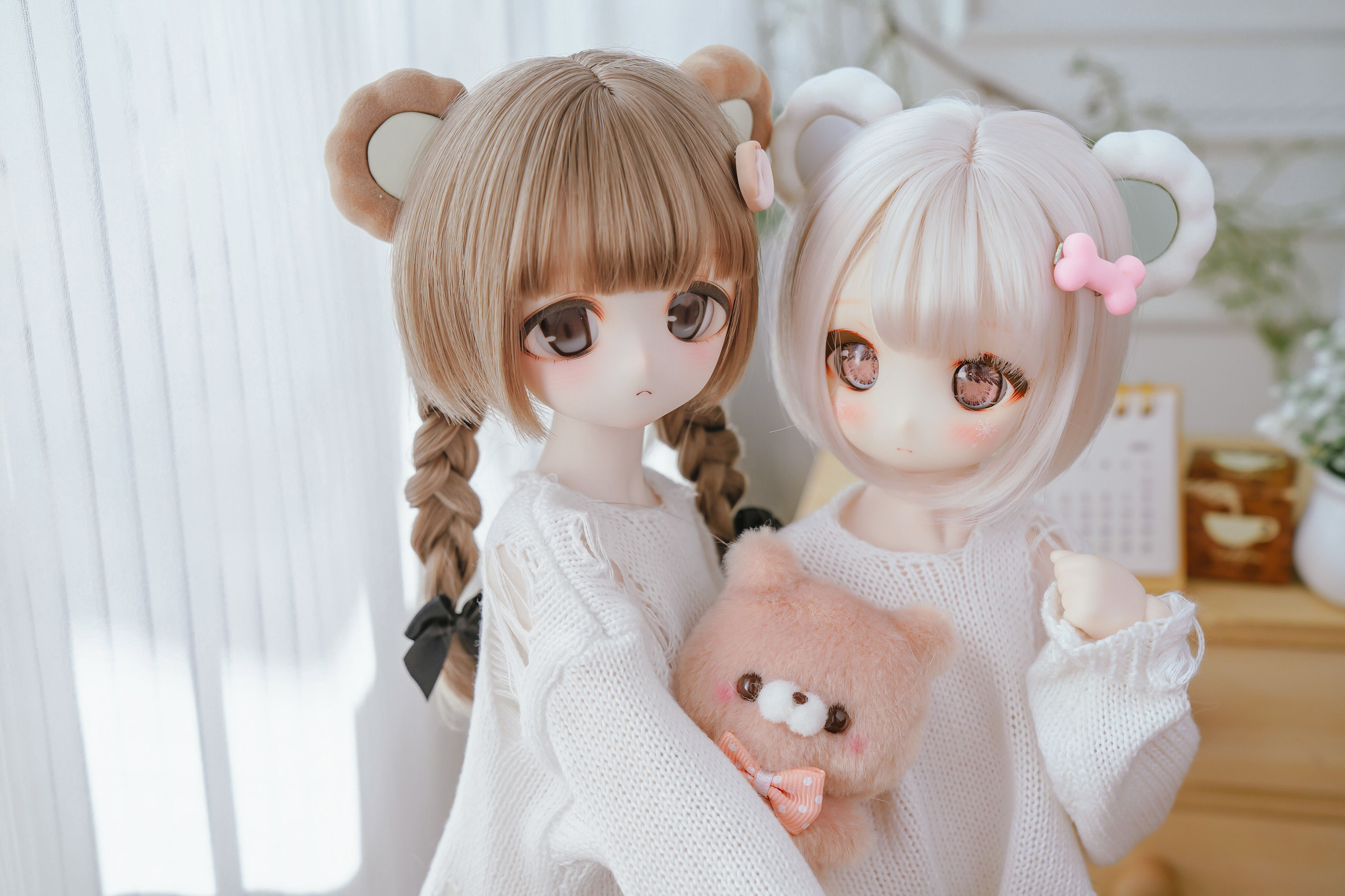 「小羊商店」掉落 bjd dd mdd 四六分/三分 植绒熊耳