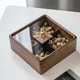 实木果盒新中式果盘糖果盒客厅家用分格带盖坚果盘干果零食收纳盒