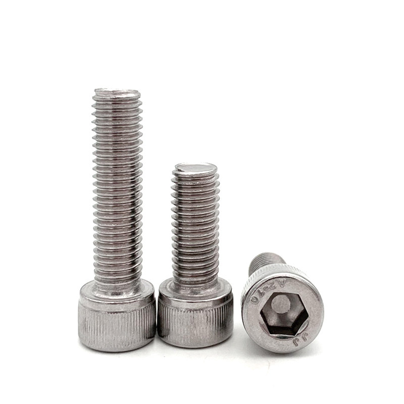 m5 m6 304不锈钢内六角圆柱头螺丝钉din912杯头螺栓m5*8*1y0*12*1